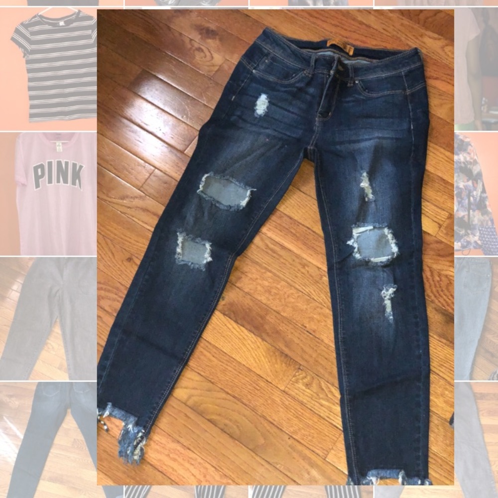 Fringe jeans